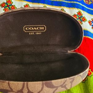 Coach glasses case